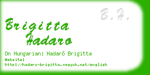 brigitta hadaro business card